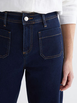 Wideleg Kad?n Jean Pantolon