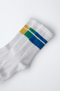 PACK OF THREE STRIPED SOCKS - Zara фото 2