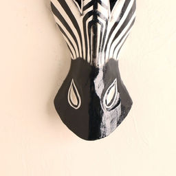 Маска «Зебра», 30×11×4.5 см, дерево