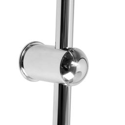 Душевая система ZEIN Z4312, тропическая и ручная лейка 3 режима, шланги, стойка, мыльница, хром