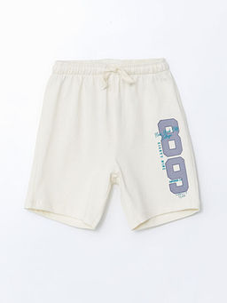 Beli Lastikli Bask?l? Erkek ?ocuk ?ort 2li