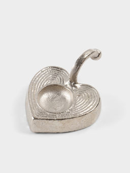 Подсвечник с ручкой Сердце, 12?9.5?5.5 см, алюминий