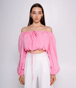 Блуза #БШ2299, розовый