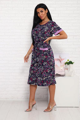 Платье с карманами (01008, фиолетовый) - Плиона фото 7