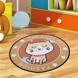 Коврик - лежанка для животных "ЛАПУСИКИ", мистер Томас, цвет как на фото d-60см (лейбл)