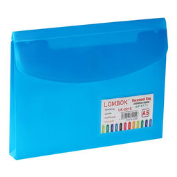 Цена за 12 шт. Папка-конверт на липучке А5, 180 мкр, с расширением, карман для визиток, МИКС - Simaland фото 2