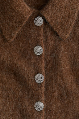 Jersey en mezcla de mohair con cuello - H&m фото 6