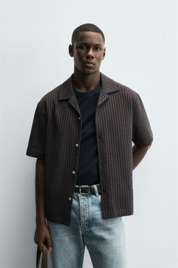 SEERSUCKER COMFORT SHIRT - Zara фото 2