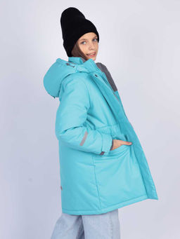 Куртка зимняя 24637-485 бирюзовый - Avese фото 5