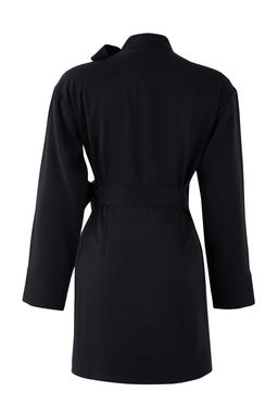 Siyah Duz K?sa / Mini Dokuma Elbise TWOAW26EL00291 - Trendyolmilla фото 6