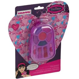 Набор детской декор. косметики Bondibon Eva Moda, CRD; косметичка-чемоданчик 9,5х13,5х5 см, тени для