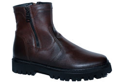 Ботинки мужские из натуральной кожи НАТУРАЛЬНАЯ ШЕРСТЬ