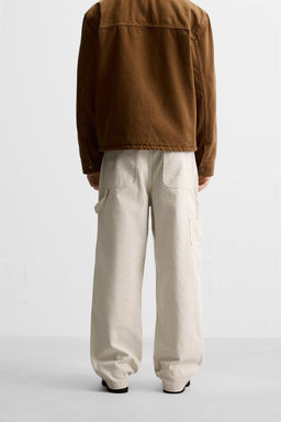 SPLATTER CARPENTER POCKET TROUSERS - Zara фото 3