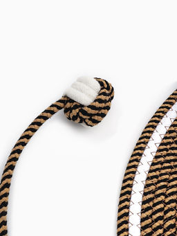 Когтеточка-коврик, 50 см, с хвостом, коричневая