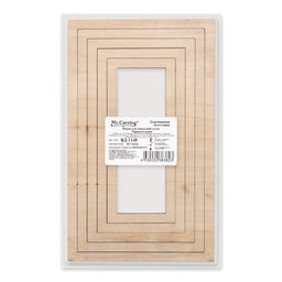 Заготовка для декорирования Mr. Carving ВД-1148 Формы для эпоксидной смолы фанера 0.6 см 5 шт Прямоугольные фото 3