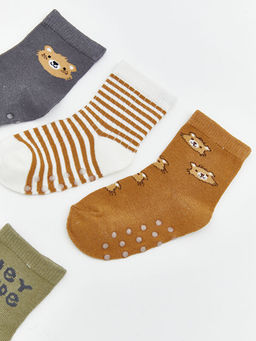 Desenli Erkek Bebek Soket ?orap 5li