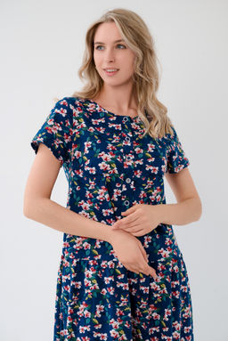 Платье женское из кулирки Кармелита сакура - Амадэль фото 7