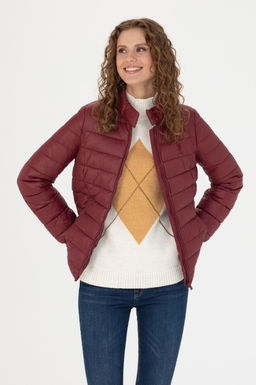 U. S. Polo Assn Женское бордовое пальто - U.s. polo assn фото 8