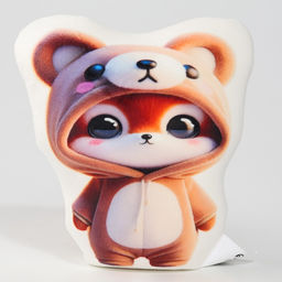 Игрушка антистресс Лисенок в костюме мишки - Mni mnu фото 2