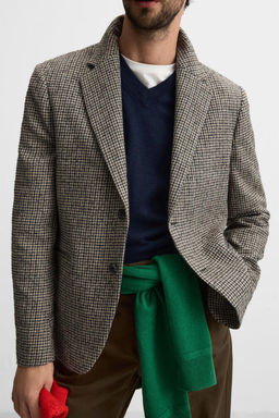 HOUNDSTOOTH BLAZER - Zara фото 5