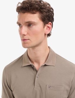 Koyu Vizon Regular Fit %100 Pamuk K_vr_lmaz Polo Yaka Basic Ti__rt
