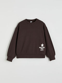 New York Bask?l? K?z ?ocuk Soft Touch Sweatshirt ve E?ofman Alt?
