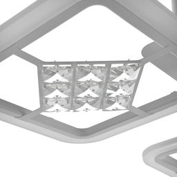 Люстра с ПДУ 1548/4WT LED 96 Вт 3000-6000К диммер белый 71×10 см BayerLux