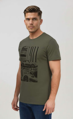 Футболка Fine Joyce F611-06-925 хаки  фото 6