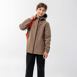 RODOS Куртка софтшелл для мальчика демисезон М-311д Тёмно-серый  фото 23