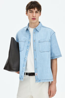 Camisa vaquera Relaxed Fit - H&m фото 5