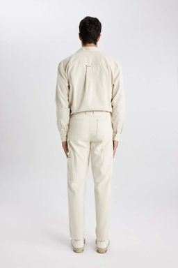 Брюки прямого кроя с нормальной талией и нормальной талией - Defacto фото 10