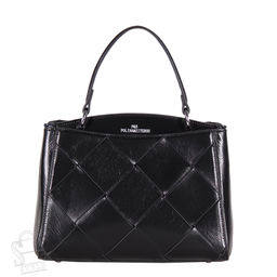 Сумка женская кожаная 1353Y black Polina&Eiterou/30  в Новосибирске