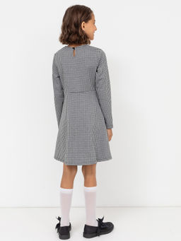 Платье с длинными рукавами в клетку виши для девочек - Mark formelle фото 2