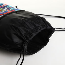 Мешок для обуви, 34*0,1*45, отд на молнии, на стяжке, черный - Simaland фото 3