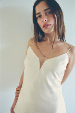 TOP LENCERO SATINADO / Crudo - Zara фото 7