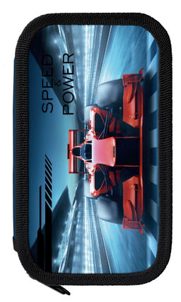 Пенал двухсекционный Schoolformat ФОРМУЛА УСПЕХА 190х105 мм разноцветный, картон