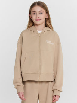 Толстовка для девочек бежевая Always recovered - Mark formelle фото 2