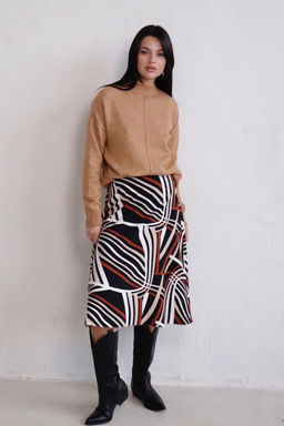 Юбка А-силуэта с принтом - Martichelli фото 55
