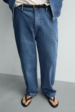 PANTAL?N CHINO DENIM STRAIGHT FIT / Azul