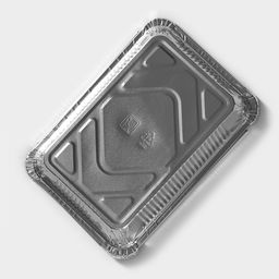 Цена за 2 шт. Формы для выпечки и запекания Доляна, набор 3 шт., 780 мл, 2114.75 см, фольга, серебристые  фото 5