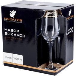 MS160-01 Набор 6-ти бокалов д/шампанского (х8) - Mayer&boch фото 2