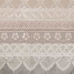 Скатерть «Доляна» Кружево 220×146 см, 100% хлопок, рогожка, 164 г/м²