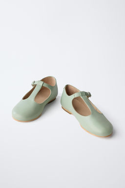 T-BAR LEATHER BALLET FLATS - LIMITED EDITION - Zara фото 14