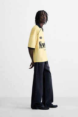RETRO FOOTBALL PRINT POLO SHIRT - Zara фото 4