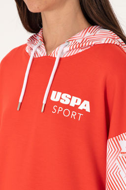 Kad_n K_rm_z_ Sweatshirt Sepette S_rpriz _ndirim - U.s. polo assn фото 7