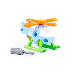 Конструктор-транспорт Вертолёт (16 элементов) (в пакете) - Полесье фото 9