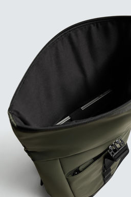 Рюкзак Zara Mochila Tecnica Engomada хаки