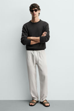 SANDALIA PIEL DOBLE TIRA / Gris Topo - Zara фото 2