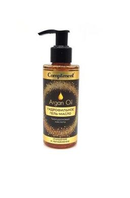 "Compliment" ARGAN OIL Гидрофильное гель-масло для глубокого очищения (150мл).8 /915700/