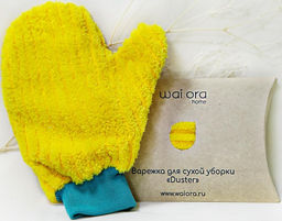 Варежка для сухой уборки Duster (Желтый) - Wai ora фото 2